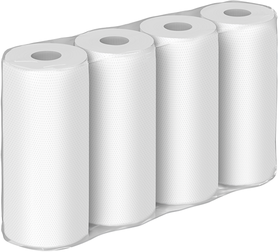 Küchenkrepp 864 Rollen, 2-lagig, Zellstoff, 51 Blatt, Höhe 23cm