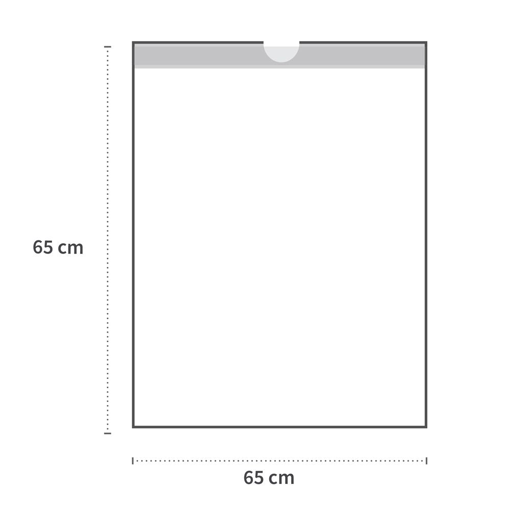 Müllbeutel mit Zugband Eco, 60 l | LDPE, Rolle