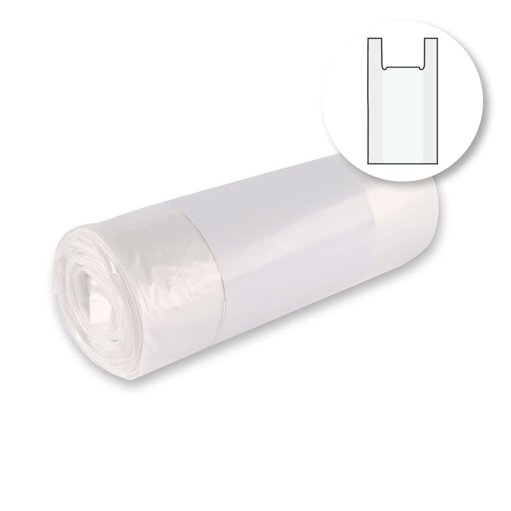 Müllbeutel mit Griff, 50 l | HDPE, Rolle