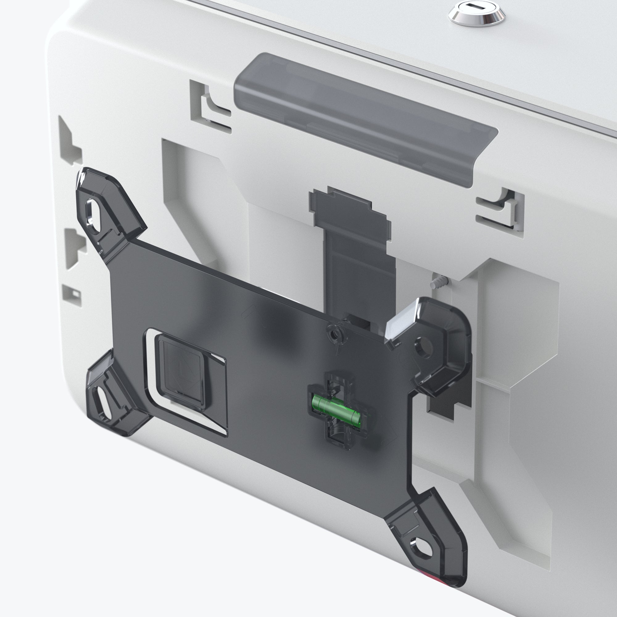 Kimberly-Clark Professional™ ICON™-Standard-Toilettenpapierspender mit 2 horizontalen Rollen (53655), mit silberfarbener Blende im Mosaikdesign; 1 Spender und Blende pro Versandeinheit