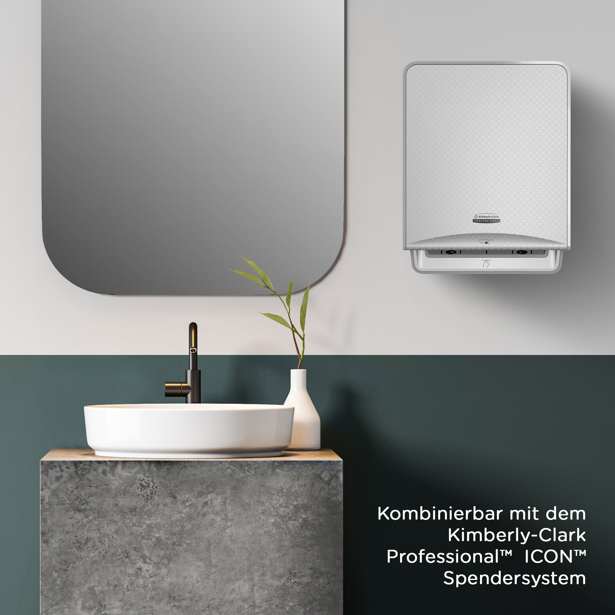 Kleenex® Papierhandtücher auf Rollen, 6646 – E-Roll-Großrolle für Handtücher – 6 x 250 m weiße Papierhandtuchrollen (insg. 1.500 m)