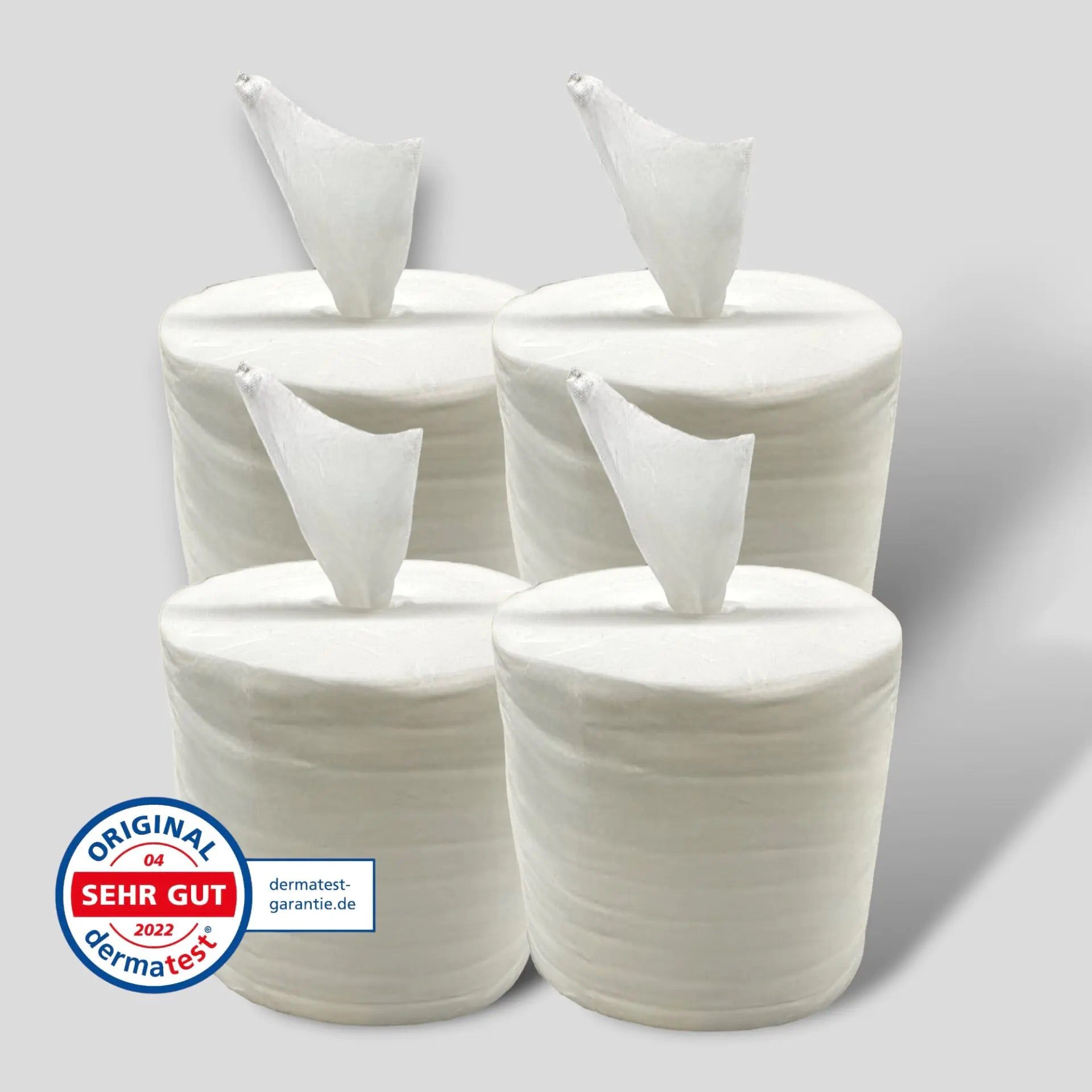 12 Karton ECO-WIPES 4×1.500 Blatt vorgetränkte Desinfektionstücher Zellstoff