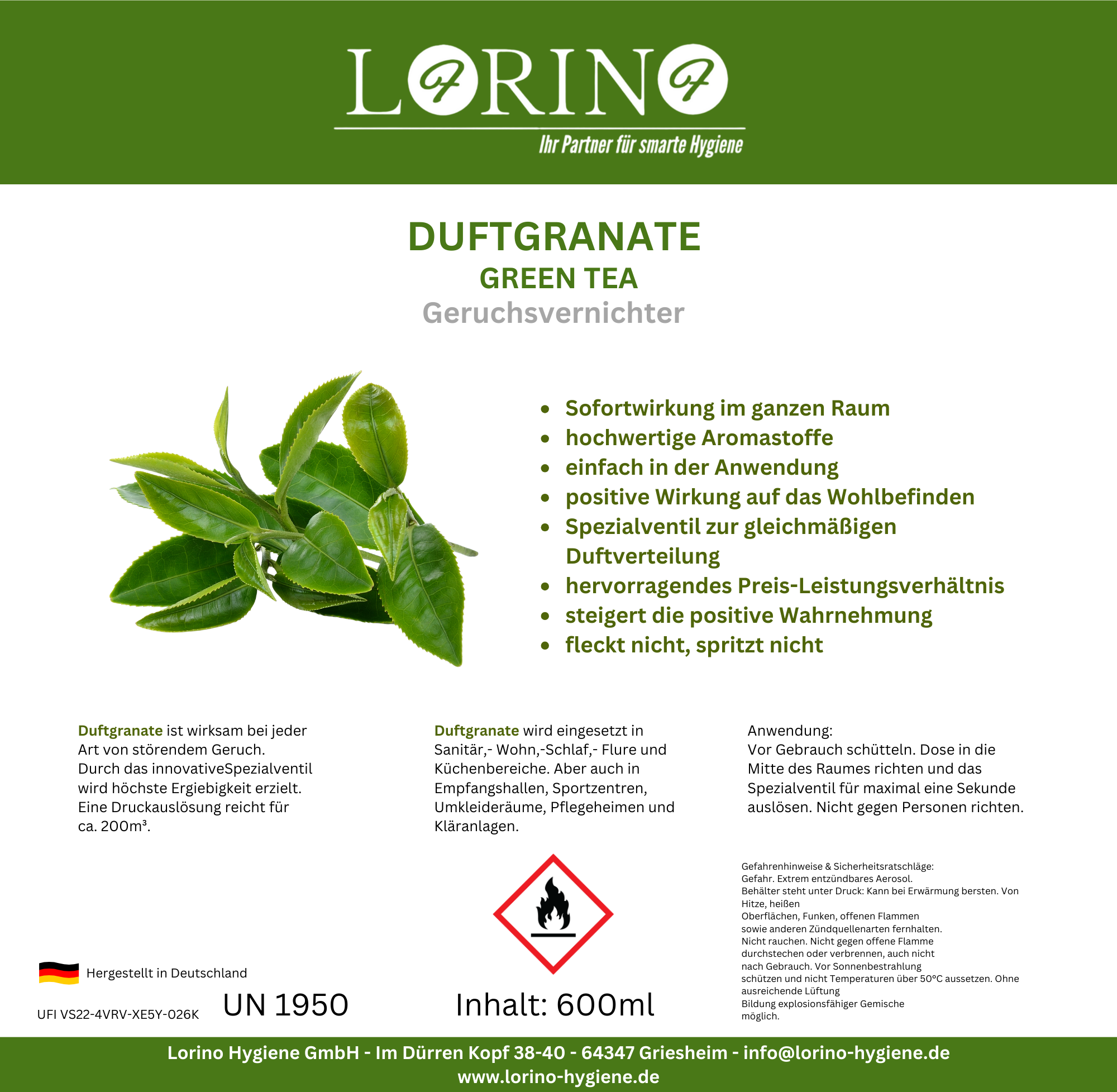 DUFTGRANATE für Studios