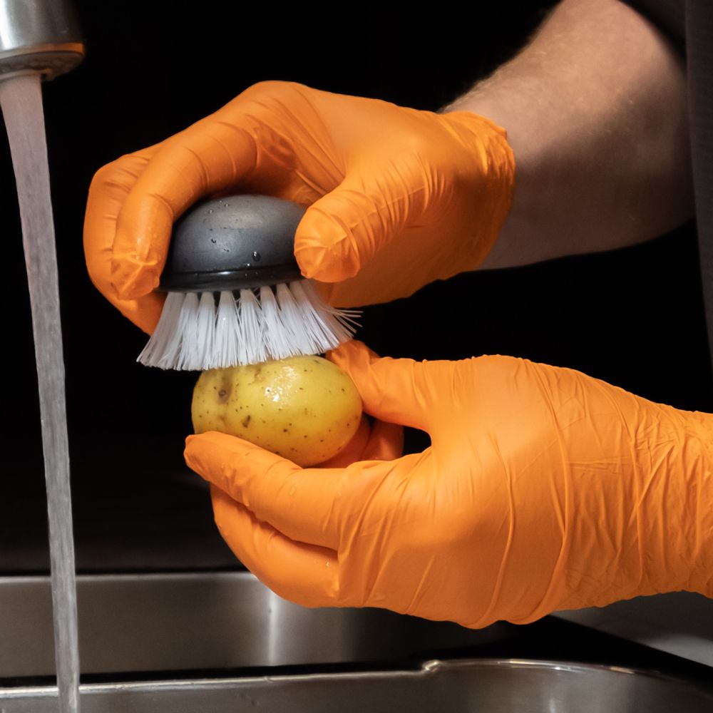 Nitrilhandschuhe Safe Light | puderfrei orange