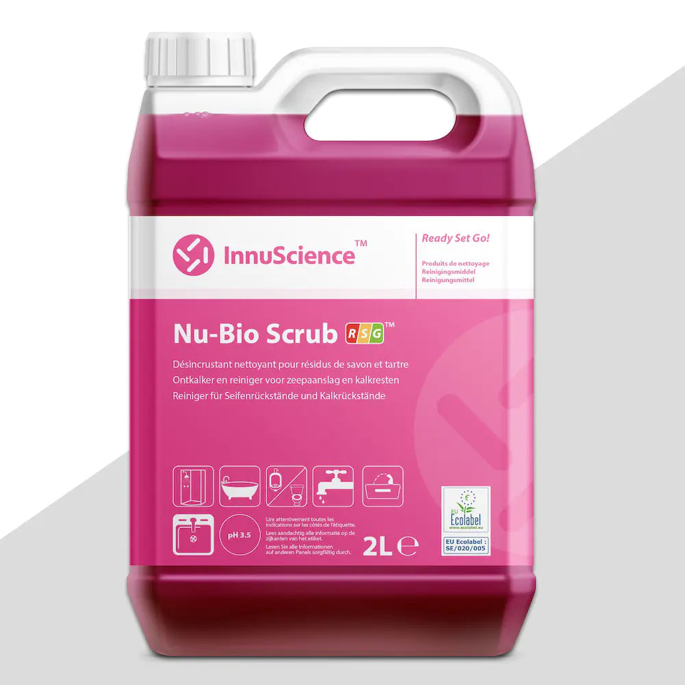 Nu Bio-Scrub RSG 4x 2 Liter Kanister Reinigungsmittel-Konzentrat - Ecolabel zertifiziert