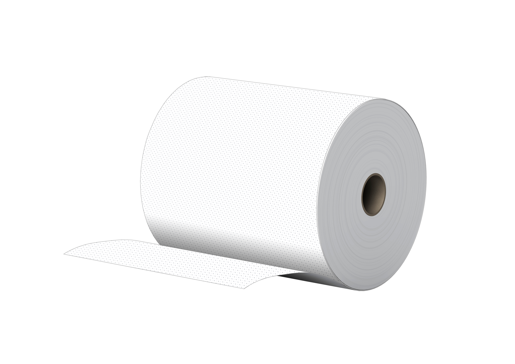 Handtuchpapierrollen 24 Rollen, 3-lagig, Zellstoff, 100m, 20cm Breite, 4cm Hülse