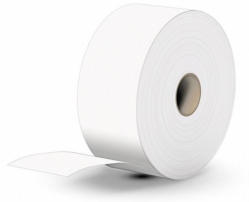 Jumbotoilettenpapier 18 Rollen, 2-lagig, Zellstoff, 330m