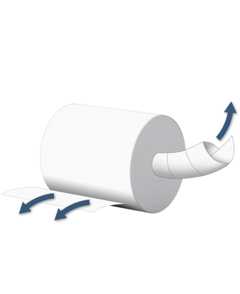 Küchenrollen 18 Rollen, XXL, 3-lagig, Zellstoff, 400 Blatt