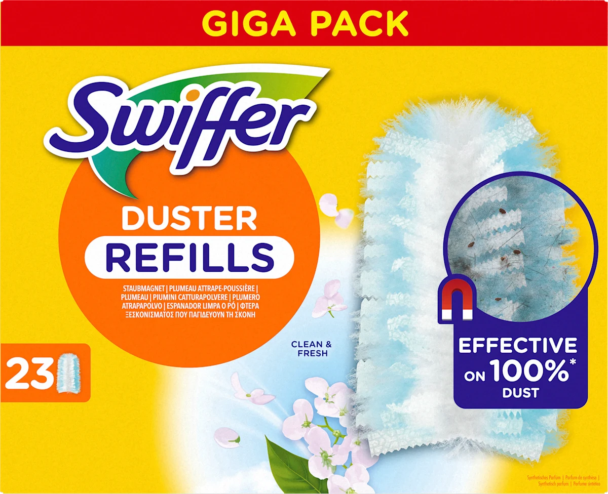 Swiffer Staubmagnet Duster Nachfüller mit Duft 23 Tücher