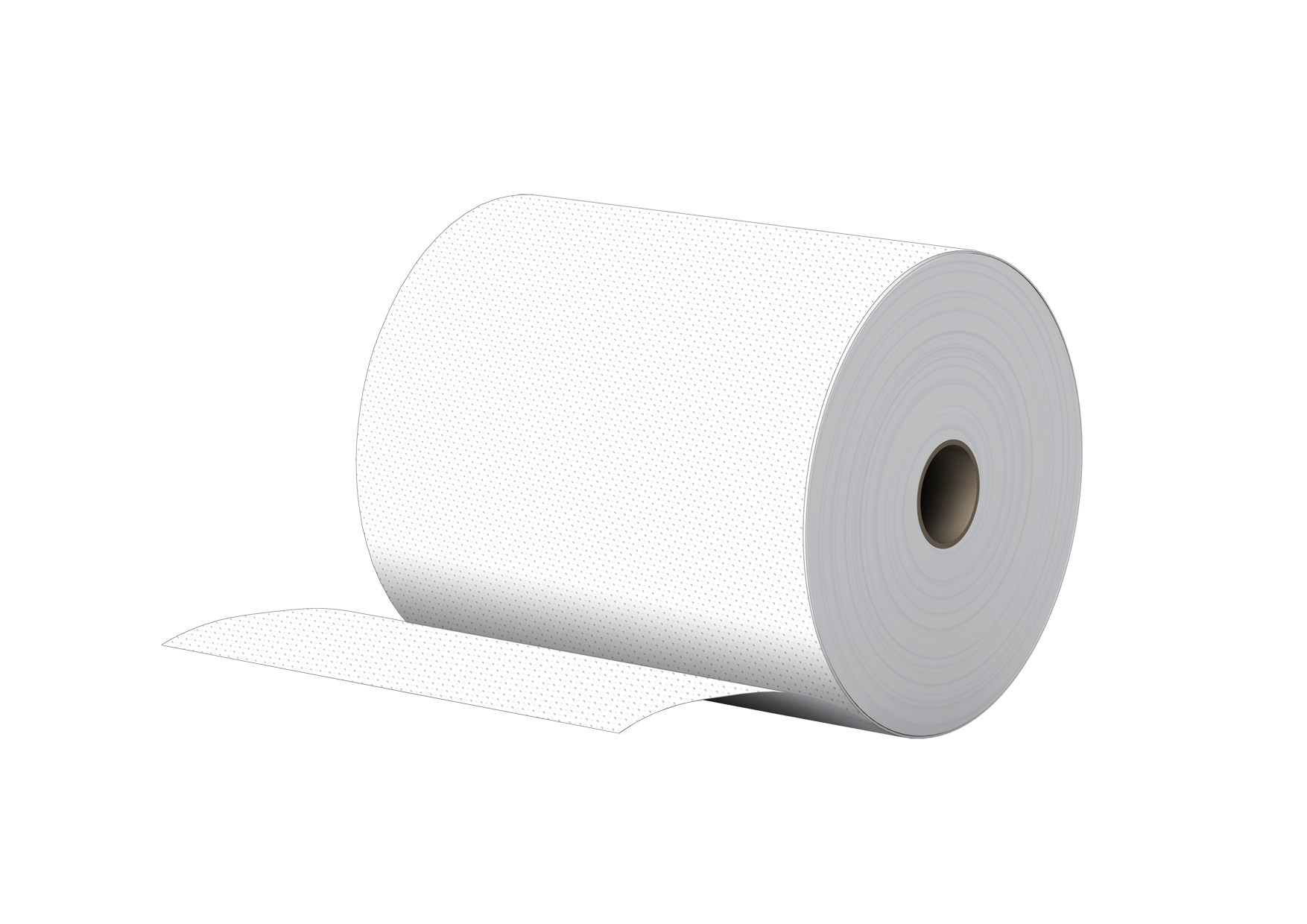 Handtuchrolle 18 Rollen, 2-lagig, Zellstoff, 120m, 20cm Breite, 4cm Hülse