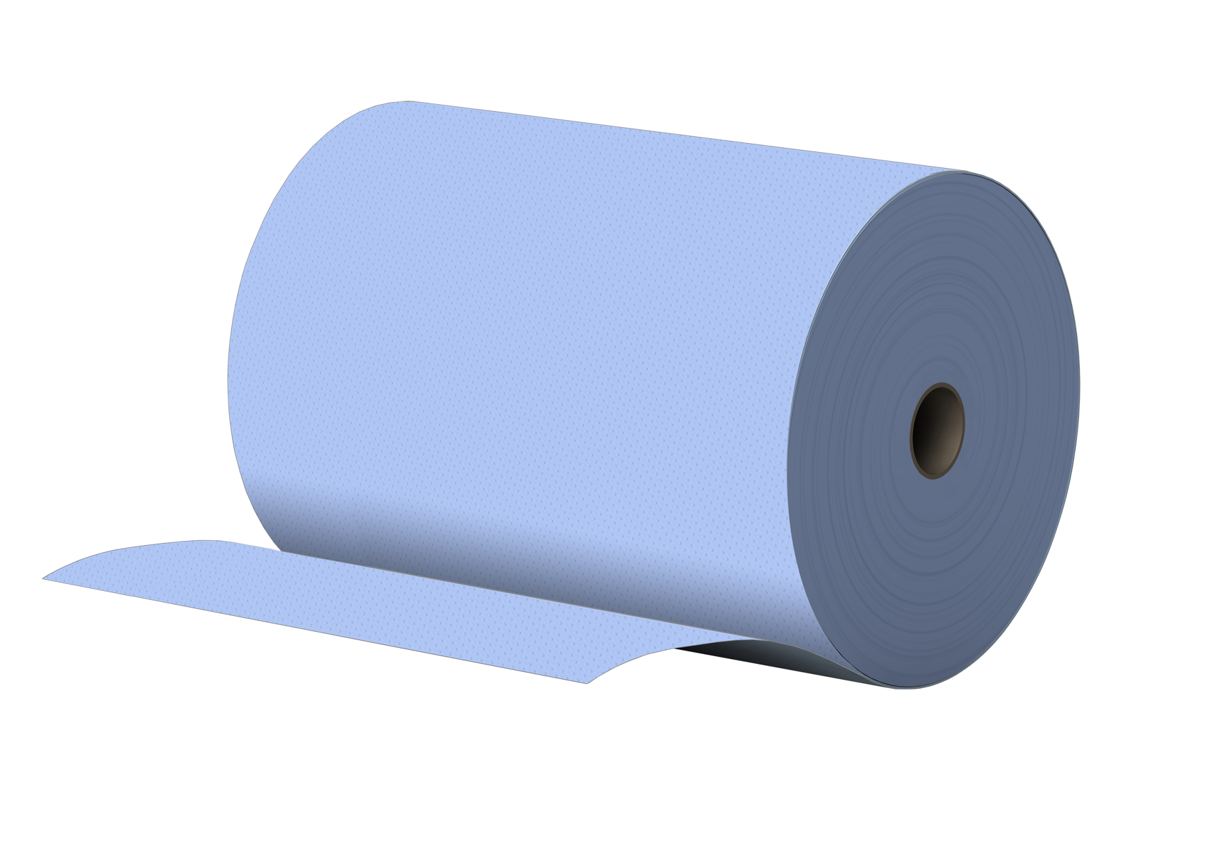 Putzpapier 40 Rollen Palette , 3-lagig, BLAU, recycling, 37x34cm, 1000 Abrisse