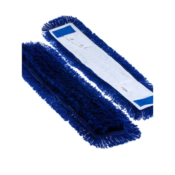 [LO37AM160] Acrylmop mit Druckknöpfen AM160 160cm blau