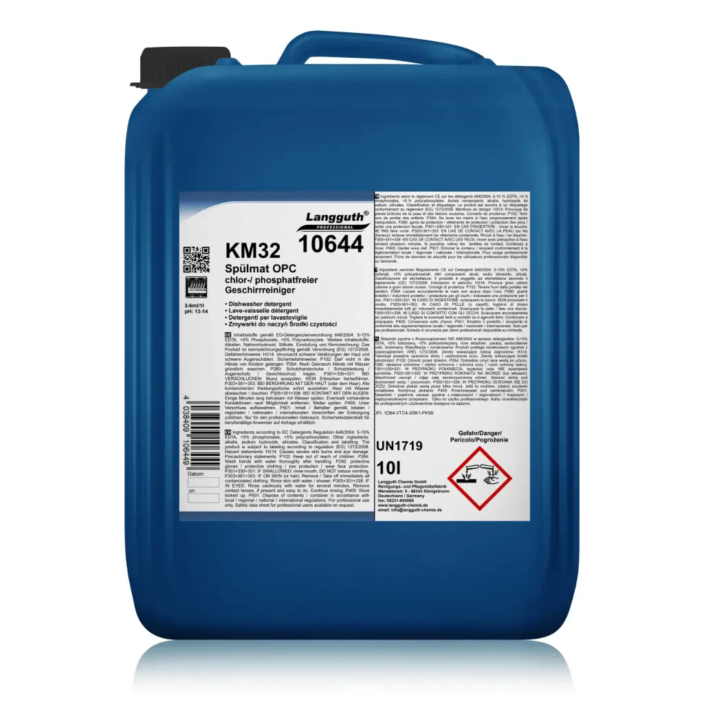 Geschirrreiniger chlor-/phosphatfrei KM32 Spülmat 10L