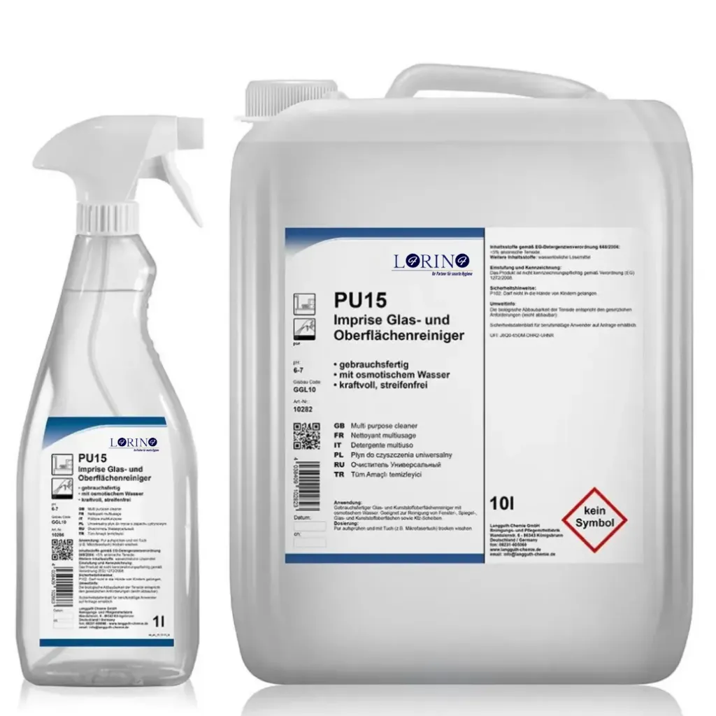 Glas- und Oberflächenreiniger PU15 Imprise 1L
