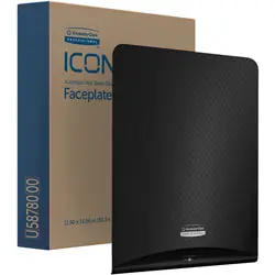 [LO58780] KC ICON Spenderfront für Rollenhandtuchspender, schwarz