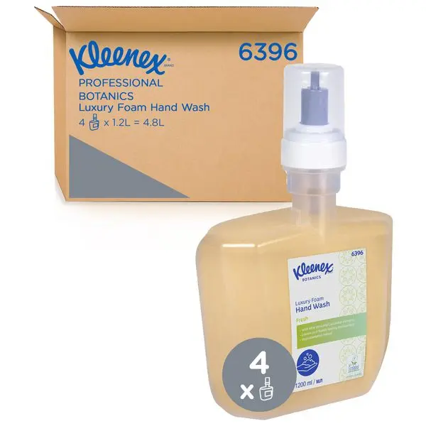 [LO6396] KLEENEX Schaumseife mit Parfüm 4x1,2L