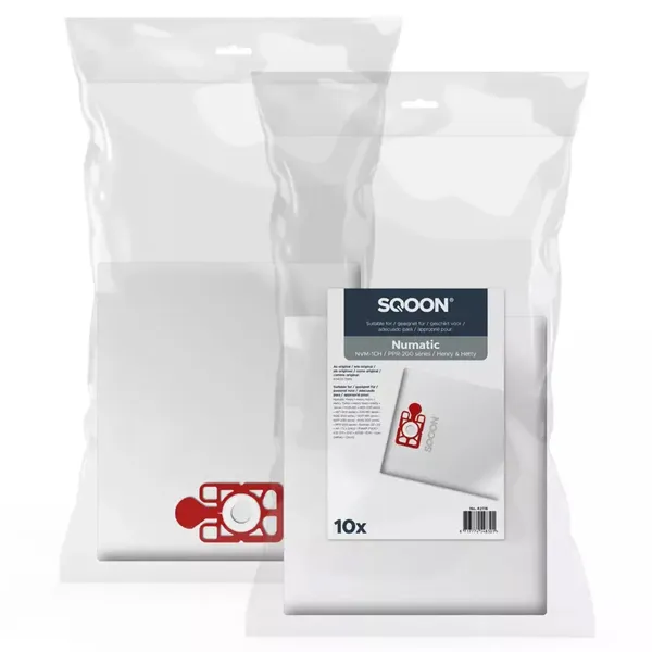 [LO6842116] Staubsaugerbeutel SQOON für Numatic NVM 1CH Henry aus Vlies
