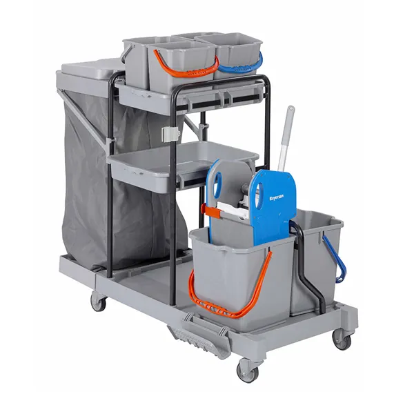 [LO37GMBTEC] Reinigungswagen Bayersan 2 x 18 L Kunststoff