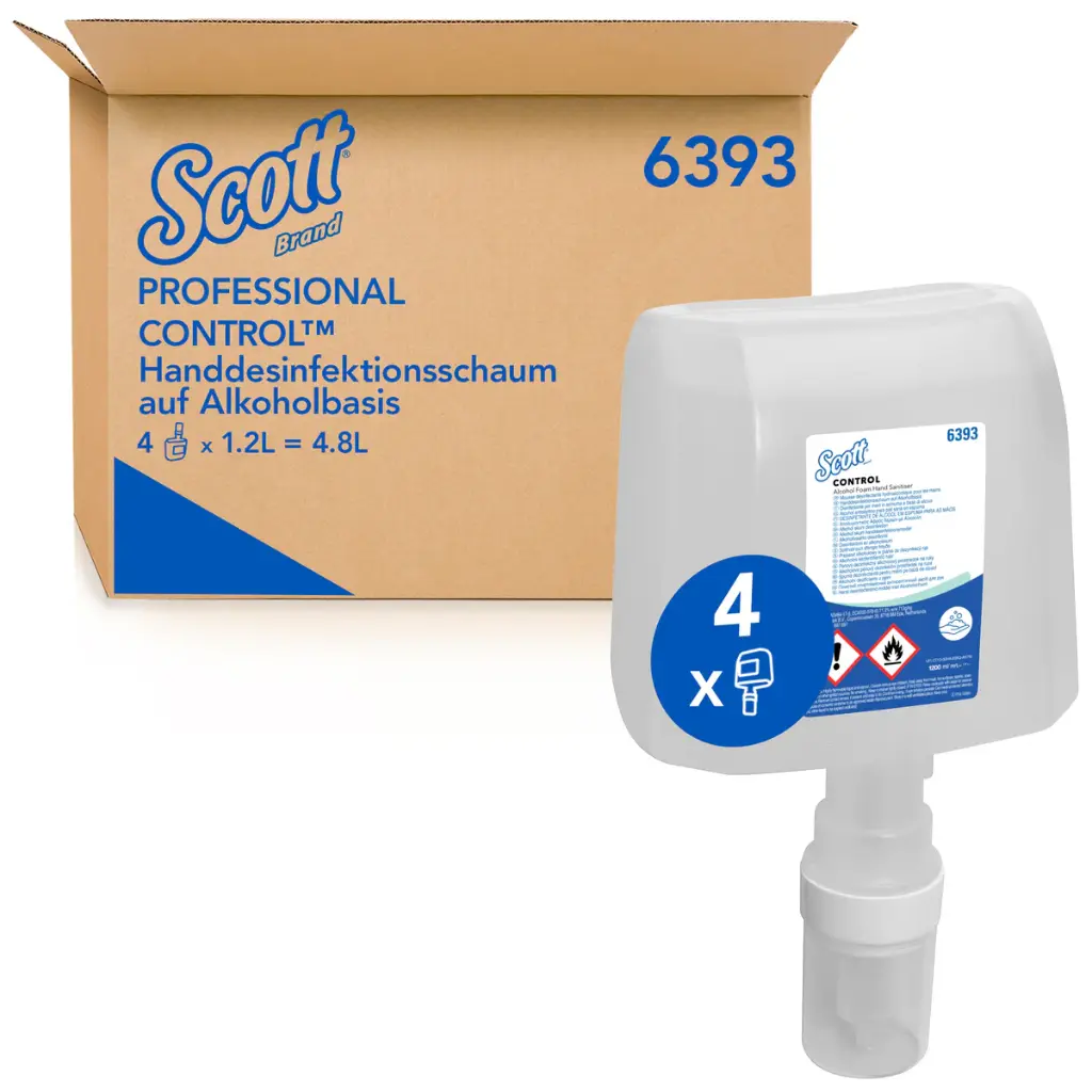 Scott Control Handdesinfektionsschaum 4x1,2L