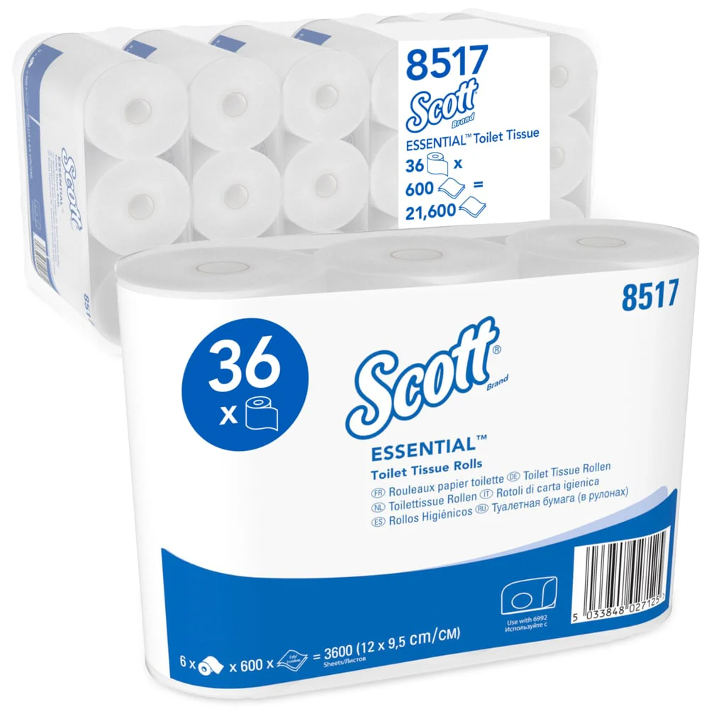 [LO8517] SCOTT Toilettenpapierrollen 2-lagig 36x600 Blatt
