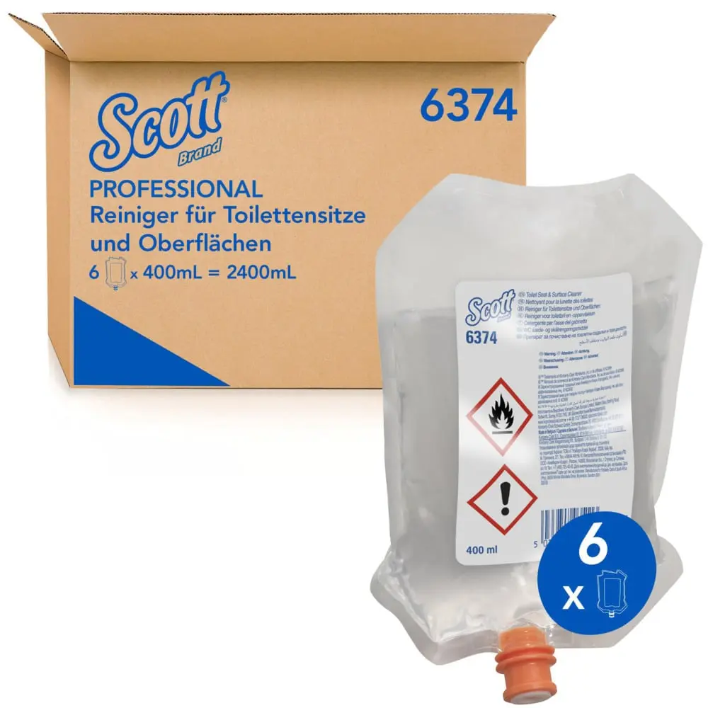 [LO6374] Scott Toilettensitzreiniger neutral 6x400ml