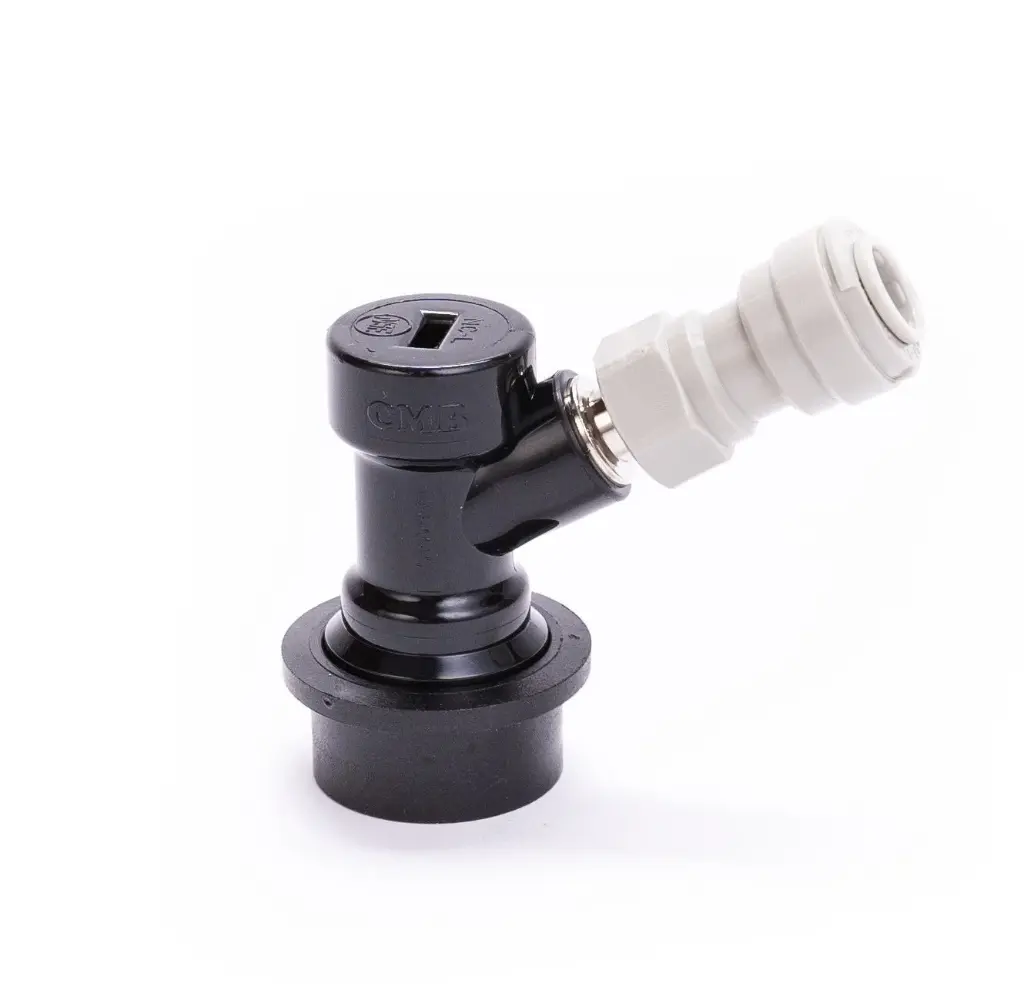 NC - Kupplung für Bag in Box Systeme mit geradem Verbinder 