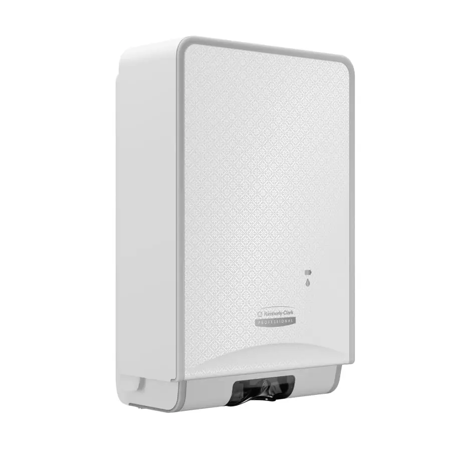 [LO53944] KC ICON Automatischer Handseifen- und Desinfektionsmittelspender Weiß/Sliber (Weiß)