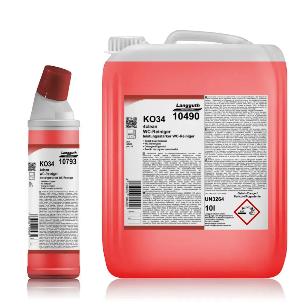 KO34 4clean WC-Reiniger 12x750ml